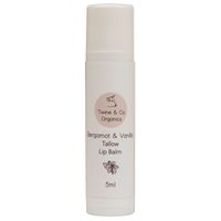 Twine & Co Organics Tallow Lip Balm - Bergamot & Vanilla